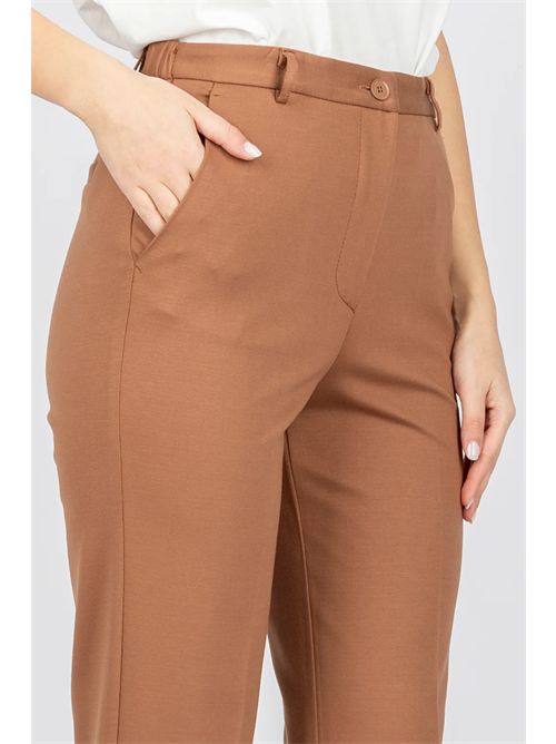 Pantalone sigaretta VICOLO | TD0246/COGNAC